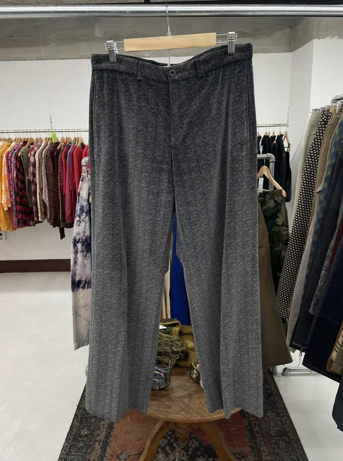 Armani Collezioni Velour slacks