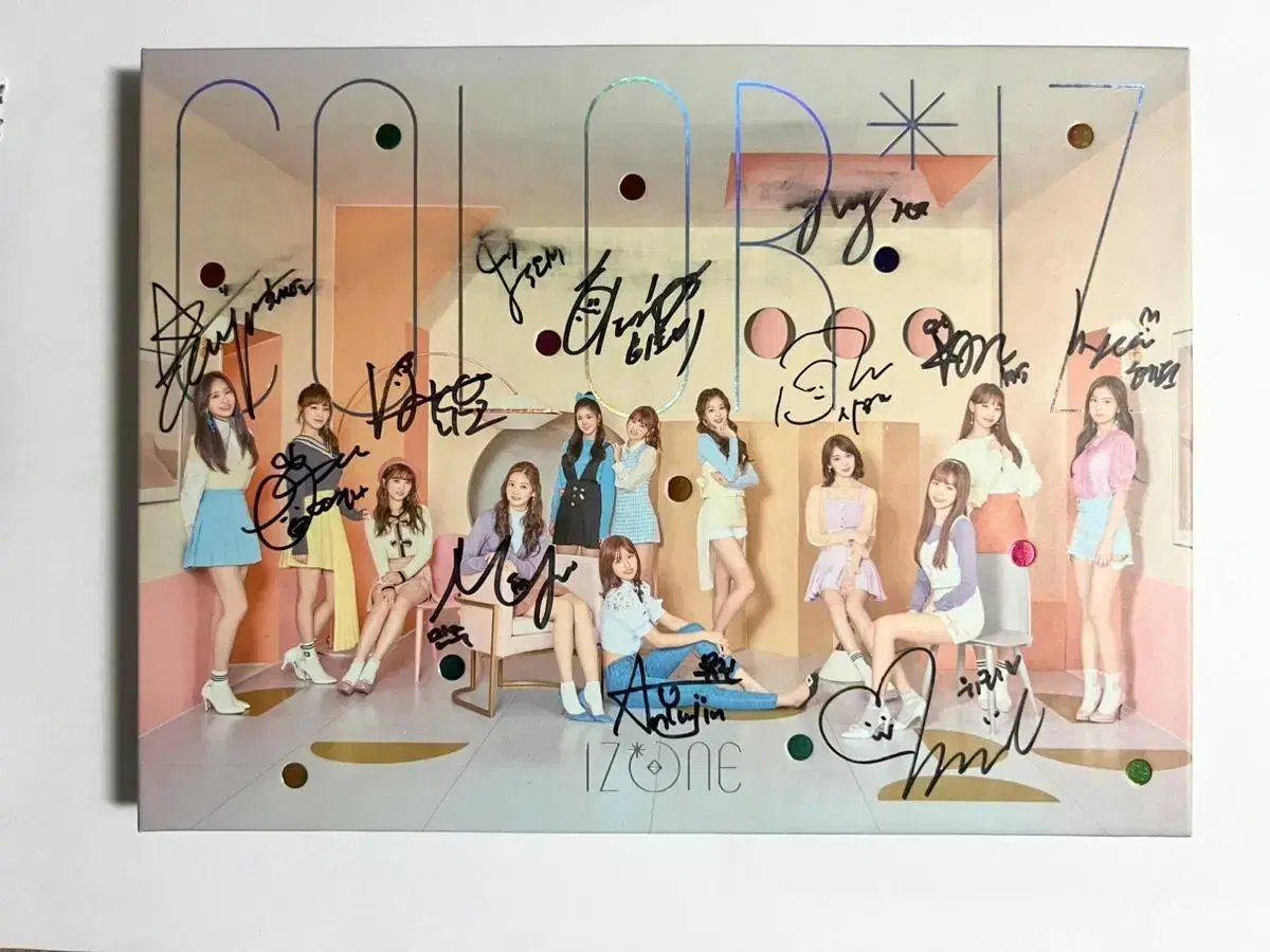 IZ*ONE autographed album izone signature