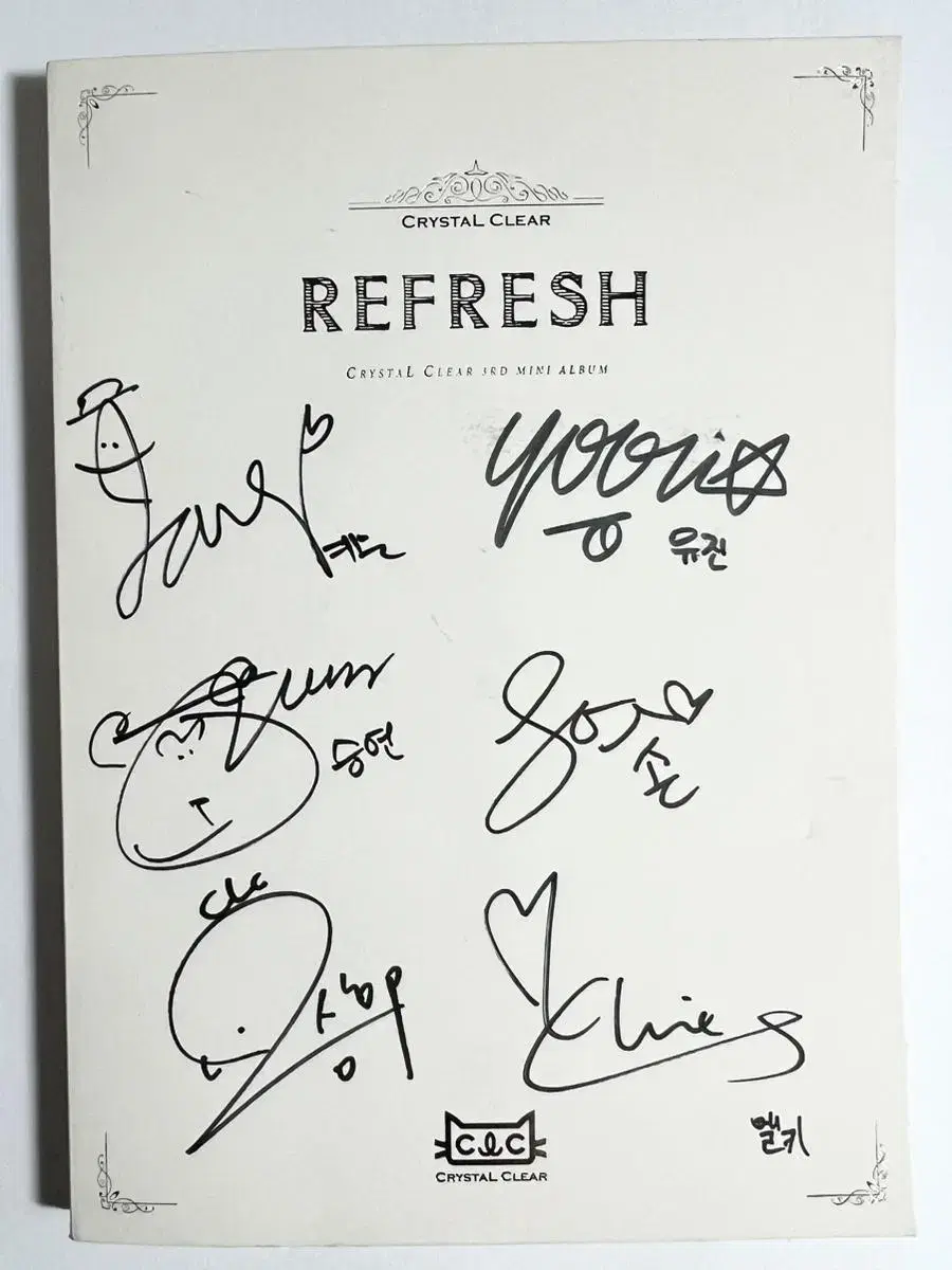 Clc signed by Mr. L. signature non-sale album