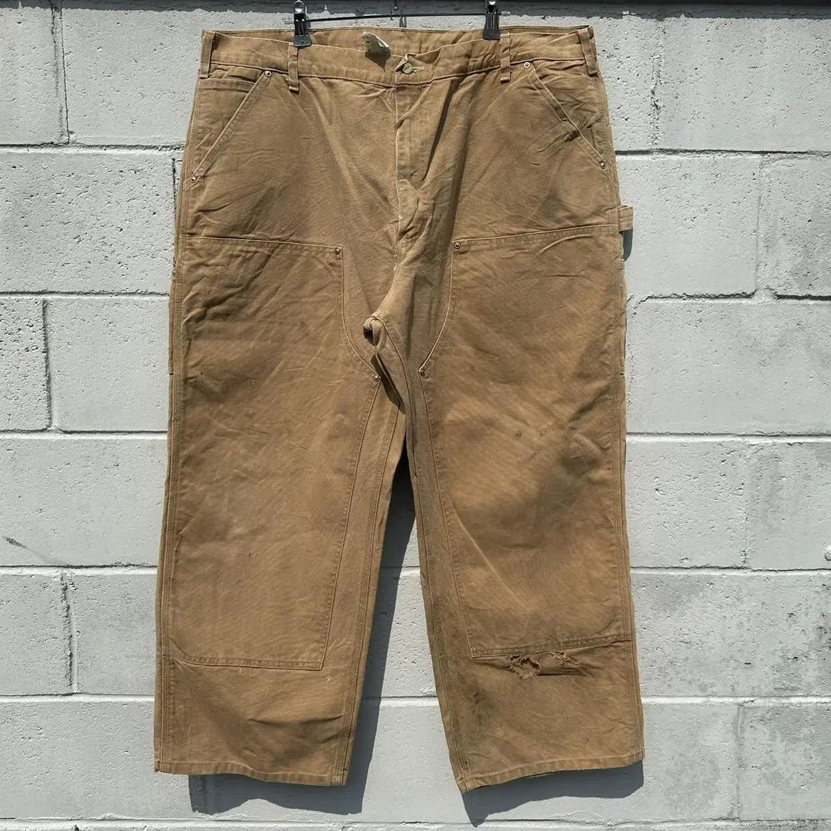 [42] Calhart Double Knee Beige Pants USA made