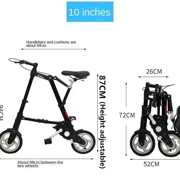 접이식 미니 mtb 싸이클 도로 로드 산악 자전거 여행용 출퇴근용