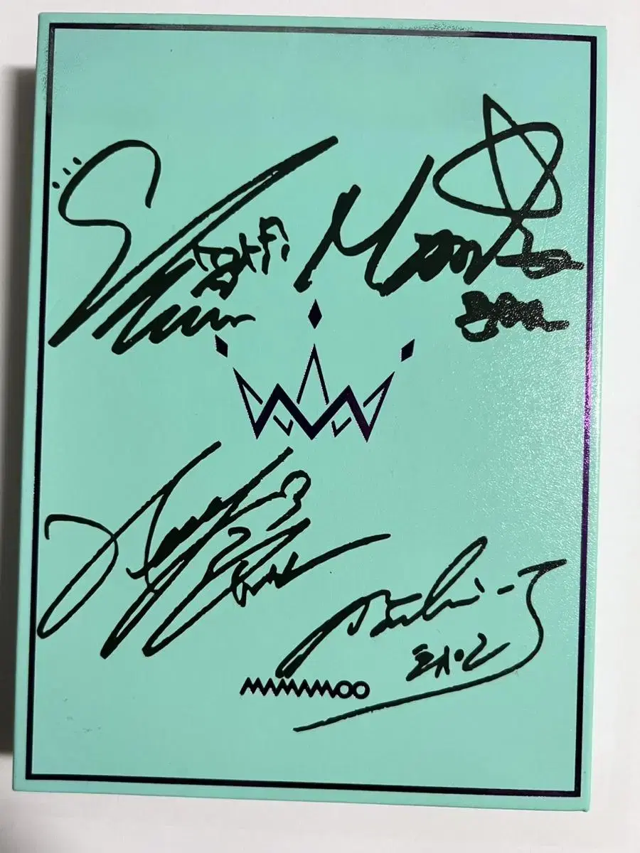 MAMAMOO autographed signature non-sale album