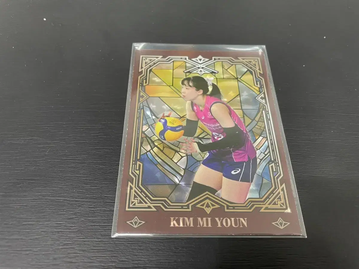 KOVO SCC KARBON Pro Volleyball kard Glossy Heungkook Life Kim Miyeon