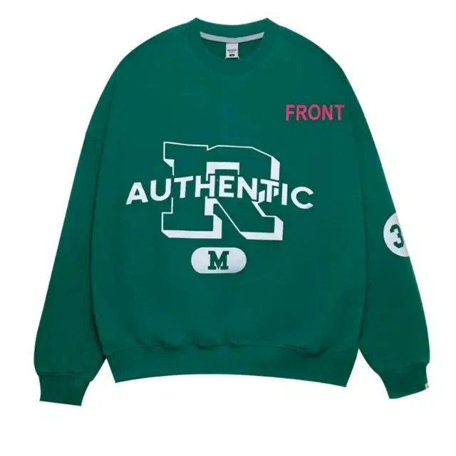 리오버 Authentic Sweat Shirt - Green