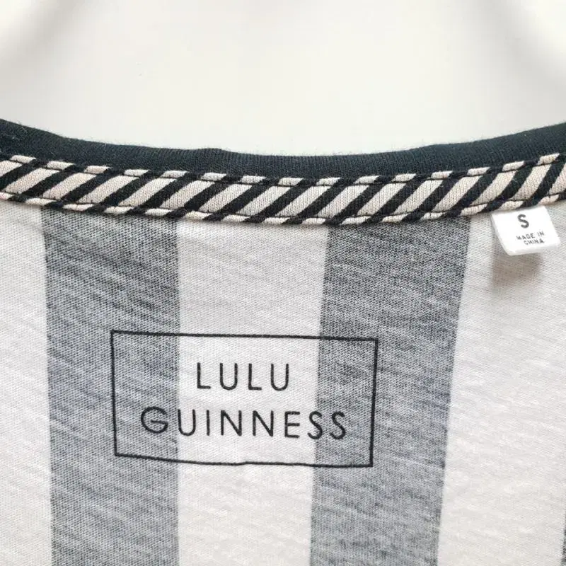 LULU GUINNESS 루루기네스 유니클로 콜라보 민소매티셔츠 C349