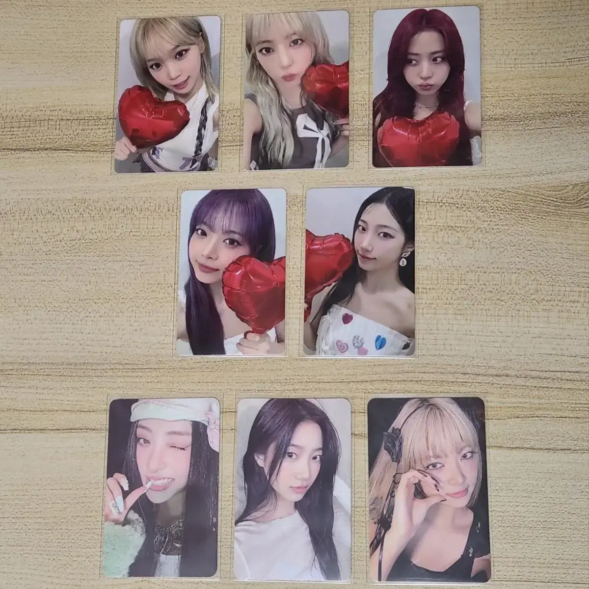 le sserafim weverse shop unreleased photocard e.ji EASY weverse selfie photocard album chaewon eunchae