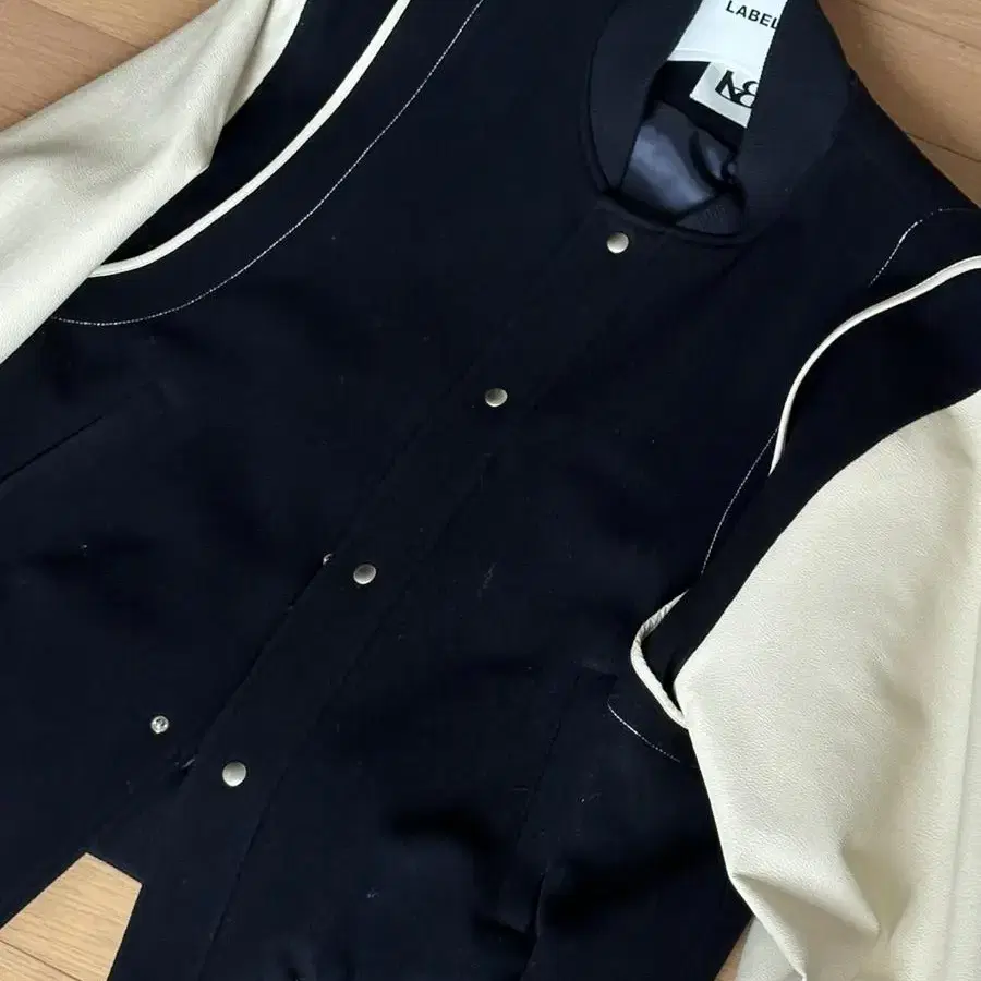 라벨아카이브 layerd baseball jumper navy 3사이즈