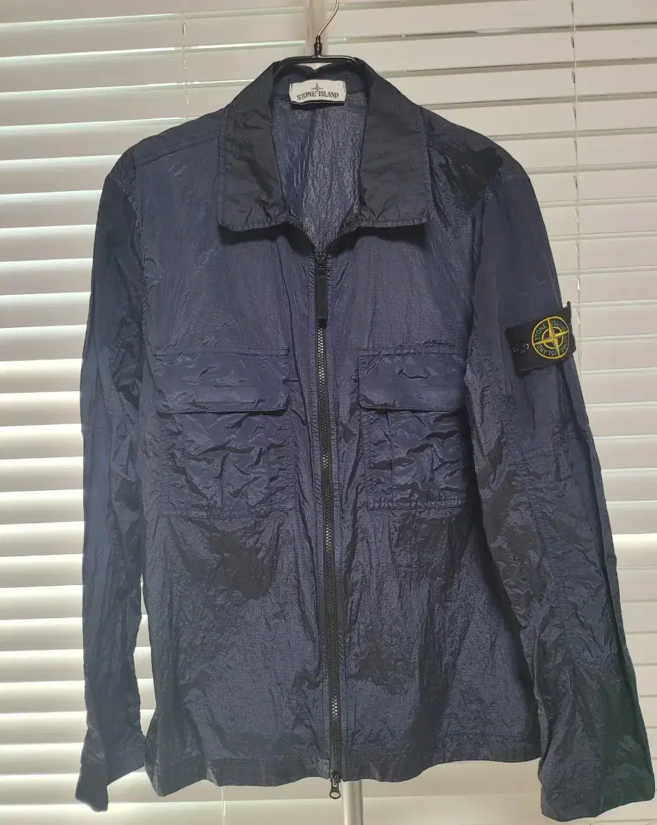 Stone Island Nylon and Metal Overshirt, Size L (Final Price)