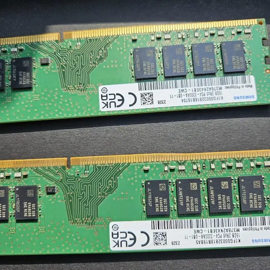 삼성 DDR4 25600 RAM 16GB 3200Mhz X 2