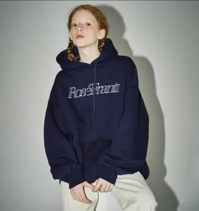 로제프란츠 Oval Printing Logo Hoodie [Navy] 네