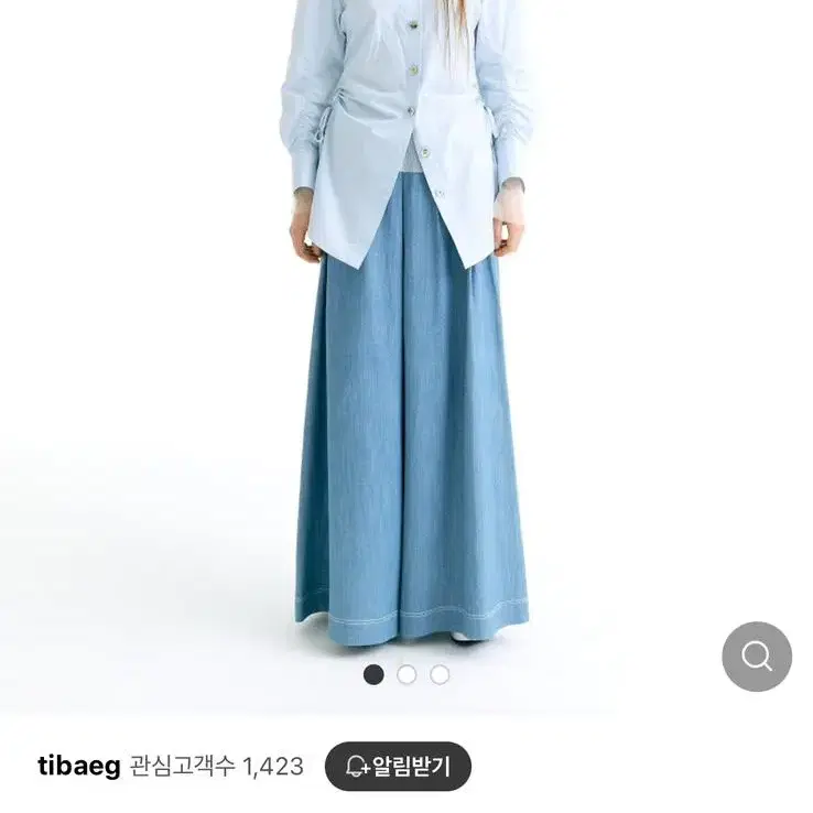 Tibaeg 티백 스트링 셔츠 S