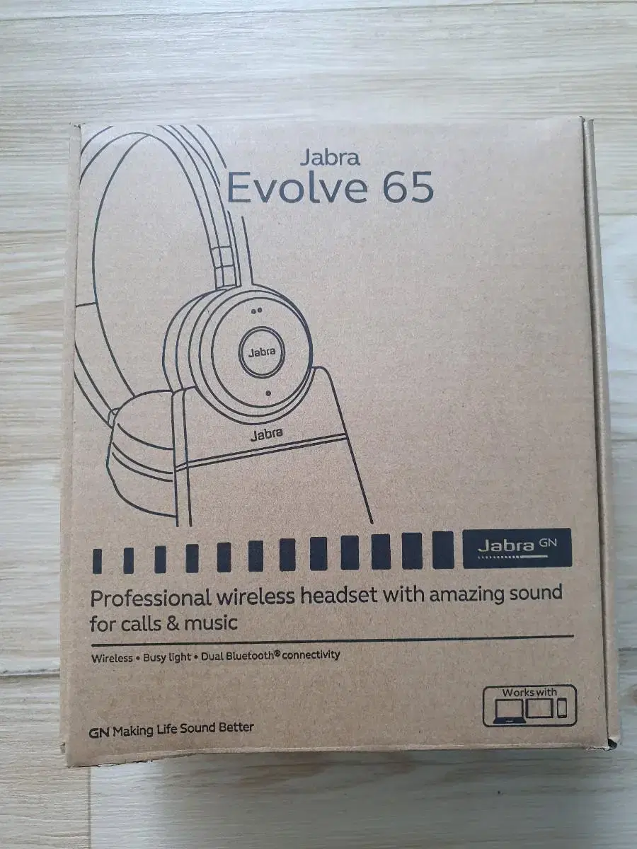 jabra Evolve 65 새제품 헤드셋 자브라