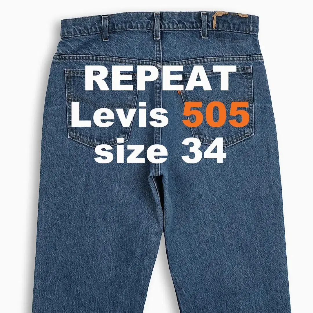 Levi's 505 Orangetab 80s USA 34 Size OR50536112