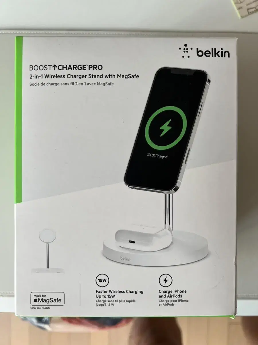 Belkin BoostUp 2-in-1 Maxsafe Charger