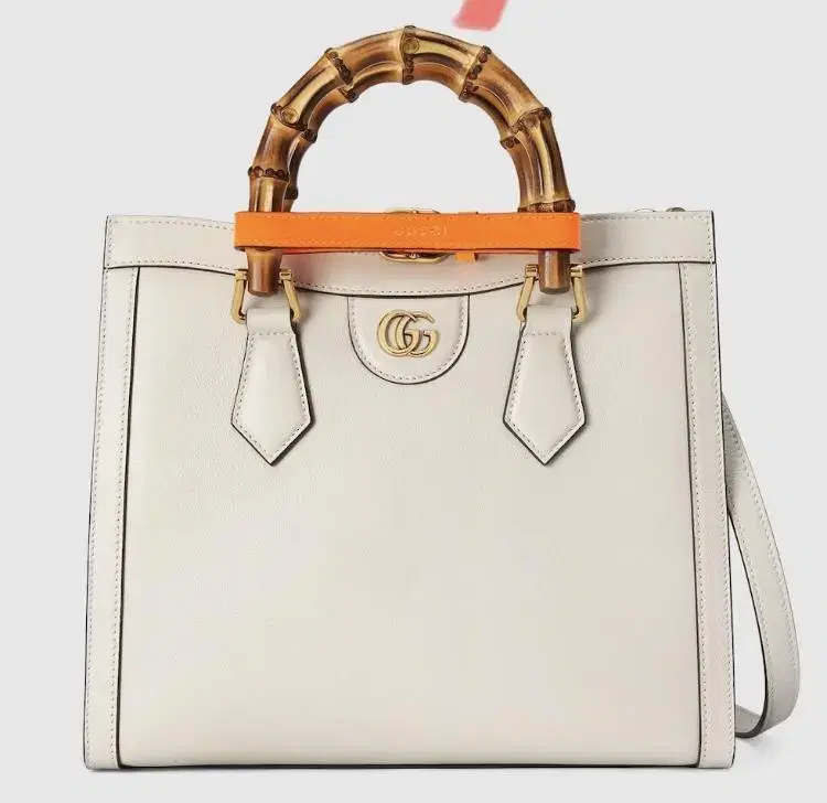 [Department Store Original, Unused, Brand New] Gucci Diana Small Tote Bag White