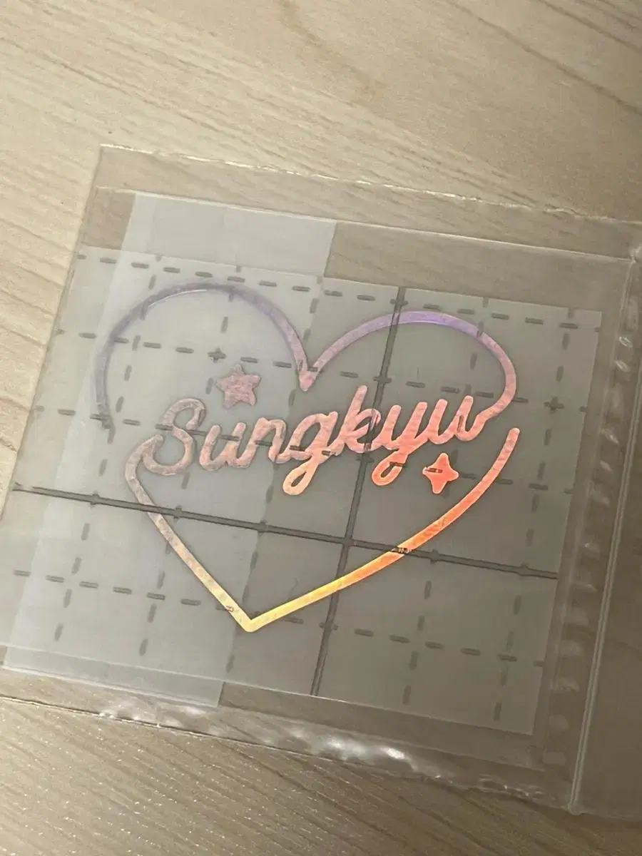 Sungkyu hologram stickers