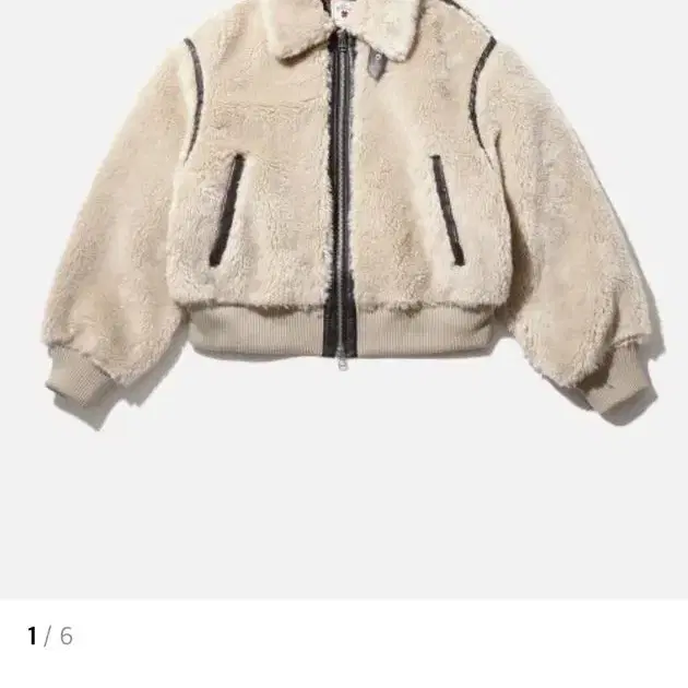 에이카화이트 AECA FAUX SHEARING JACKET M