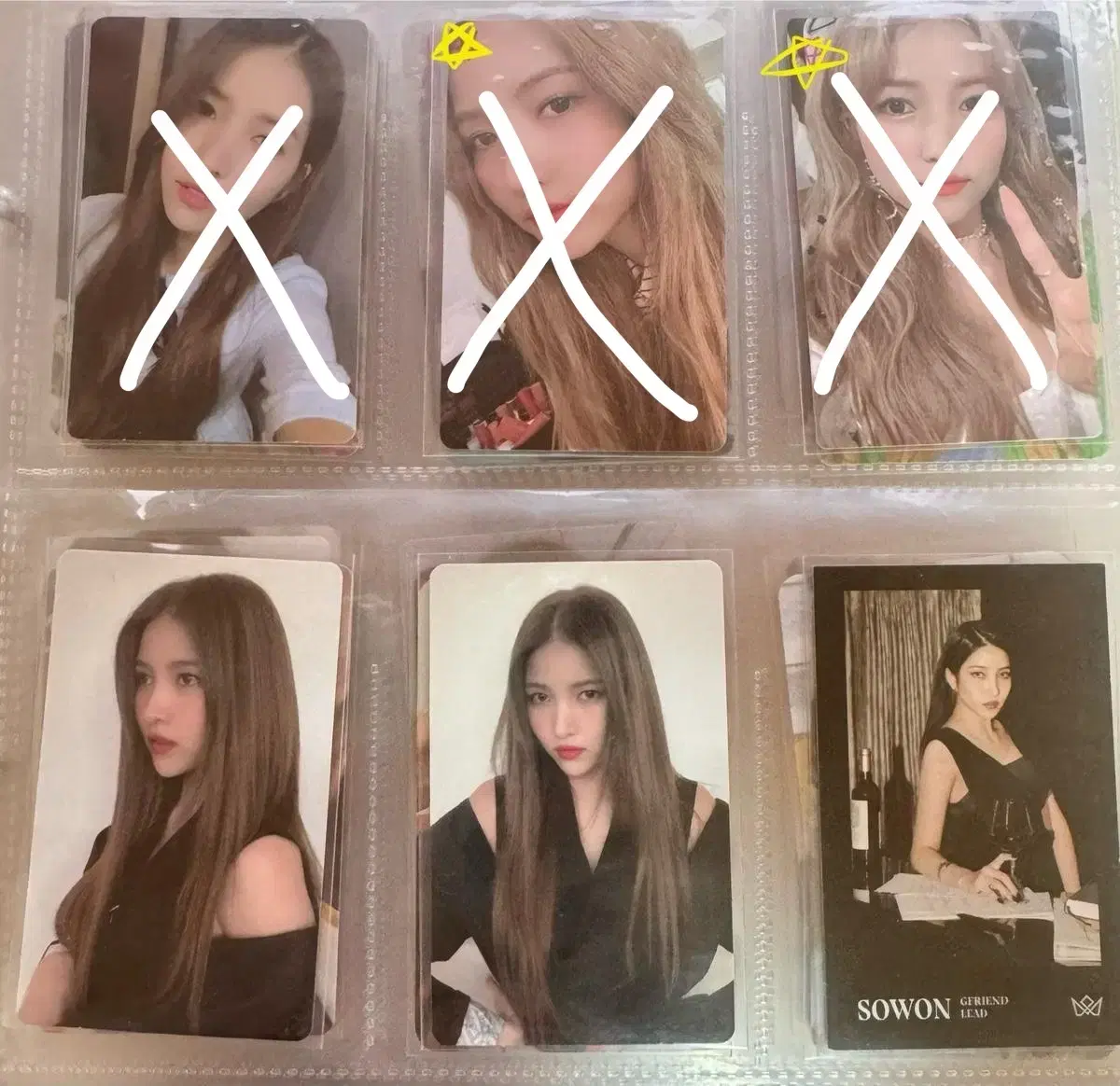 gfriend sowon photocard wts