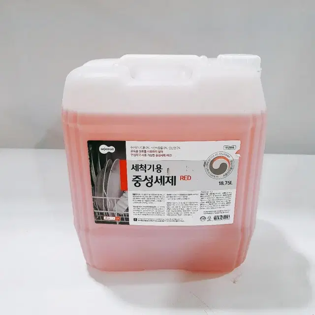 [리퍼] 세제몰 식기세척기용 중성세제 RED 18.75L