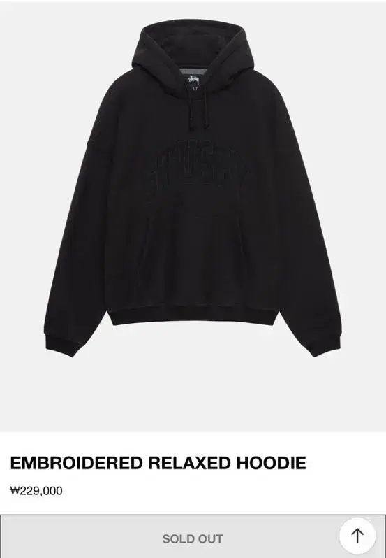 Stussy Relaxed Hoodie Black M