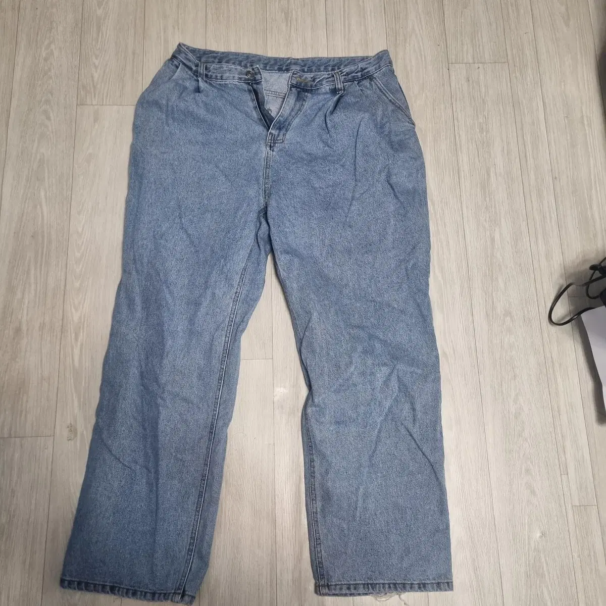 Okun Dematutuk Wide Denim Pants Light Blue Size L