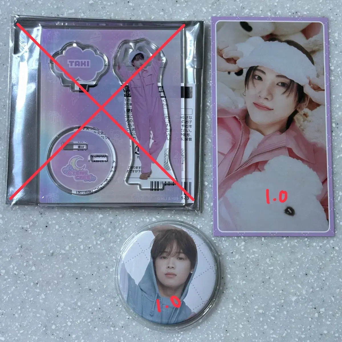 &team cafe taki arcstar acrylic k-canbadge yuma wts