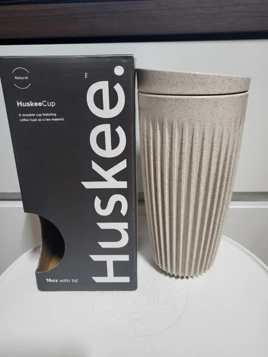 (새상품) Huskee. 허스키 친환경 텀블러 16oz,480