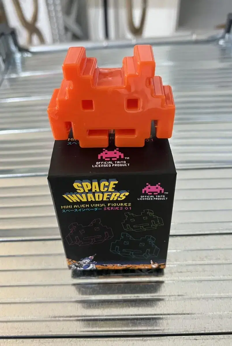 Space Invaders Orange Figure