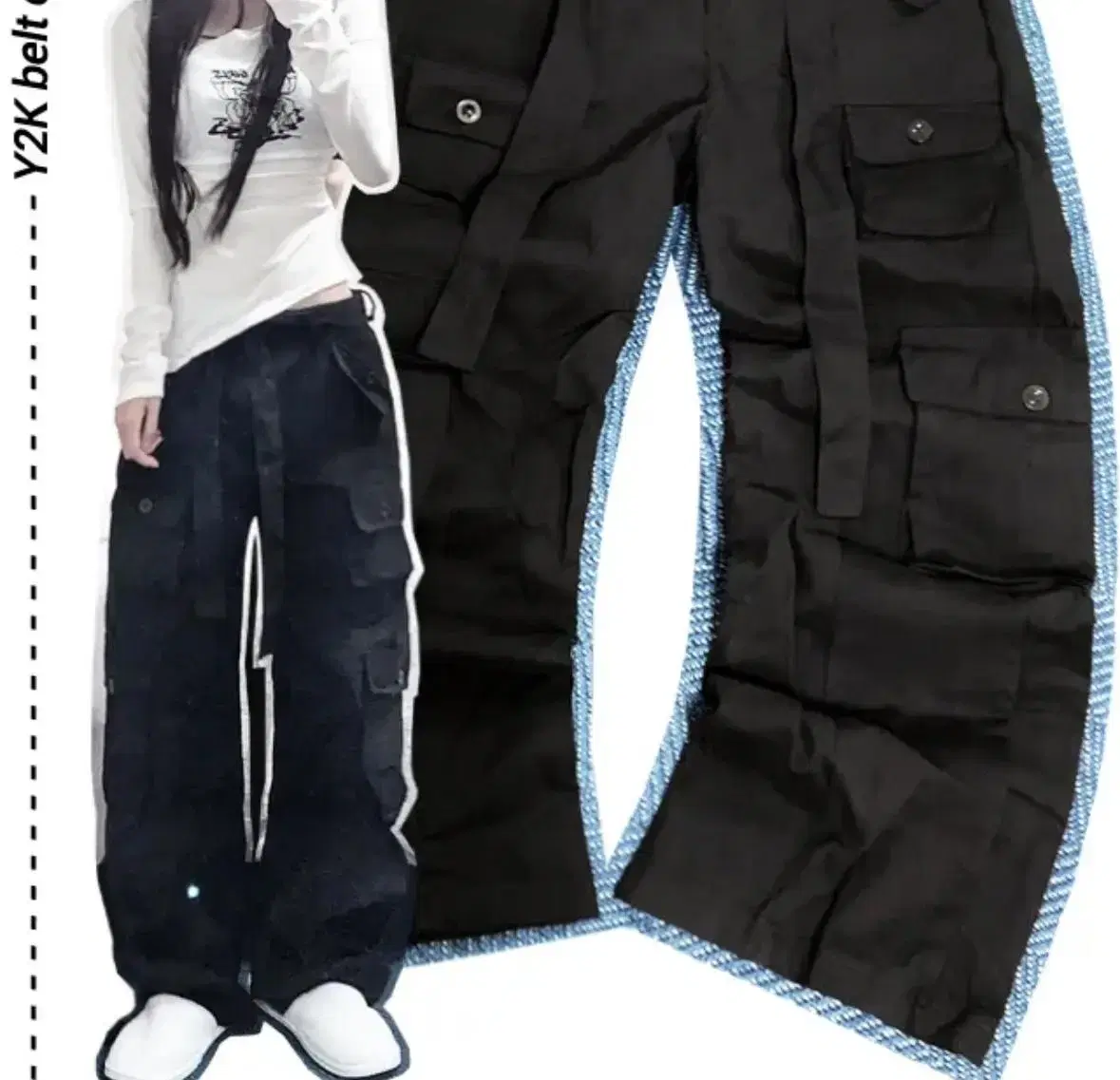 Last Price Reduced) han Worn 4 times! Abby Black Cargo Pants