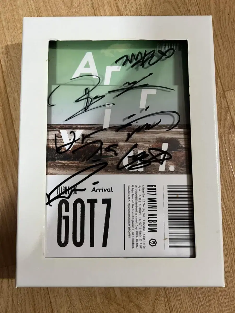 GOT 7 GOT7 Written by sign album