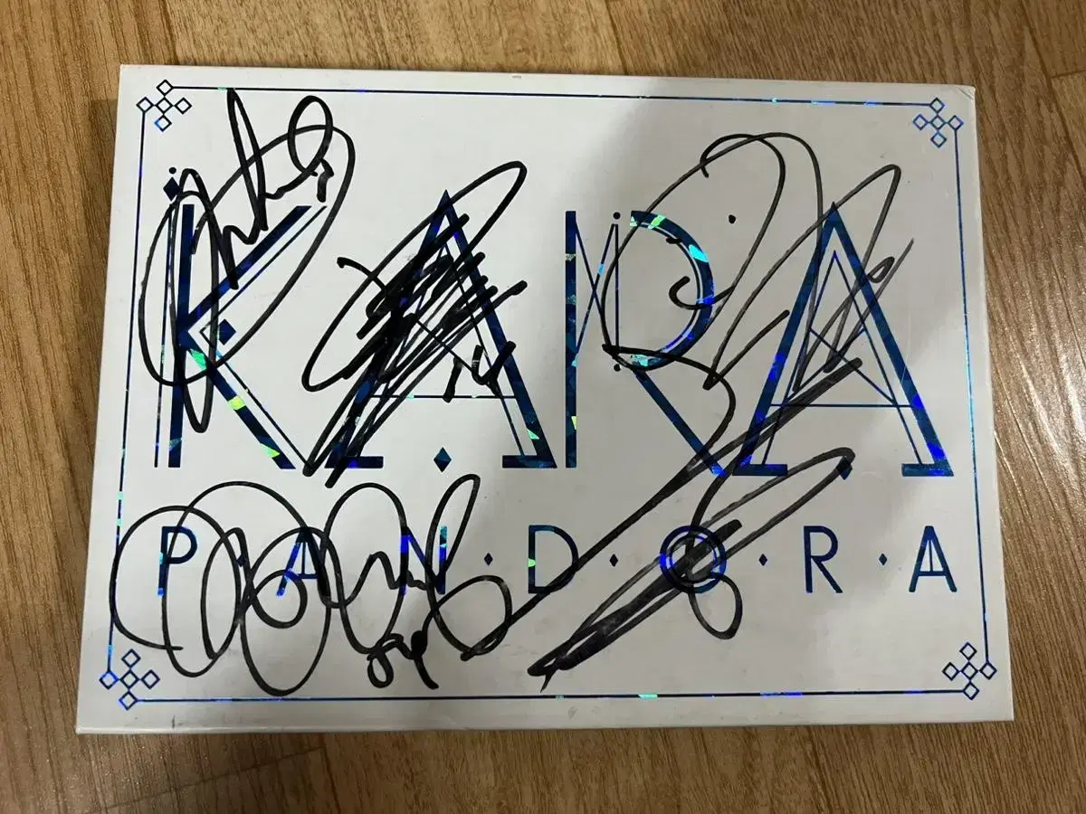 Kara handwritten sign album