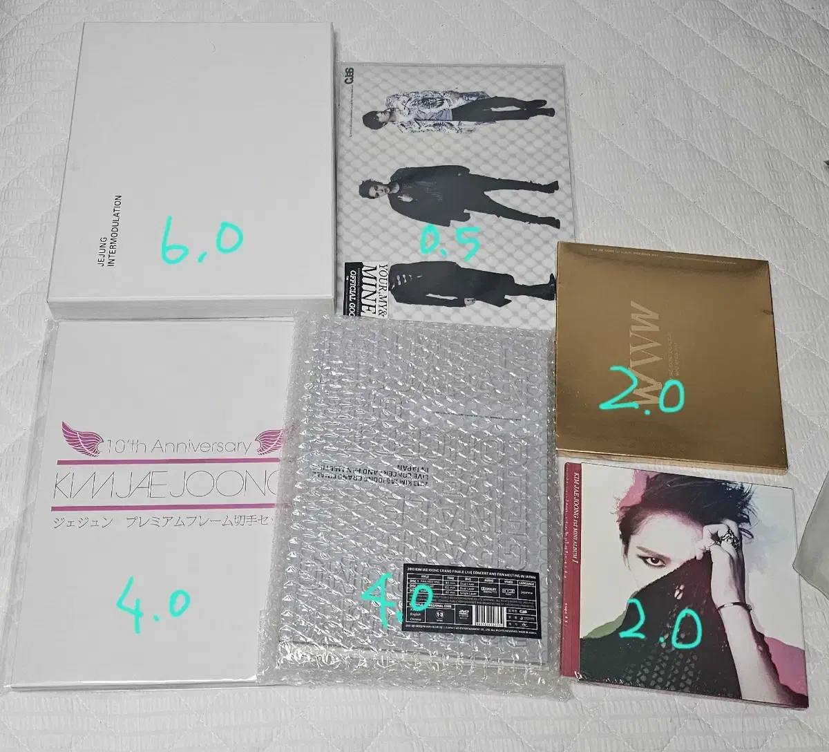 김재중 미개봉앨범 dvd 응원봉