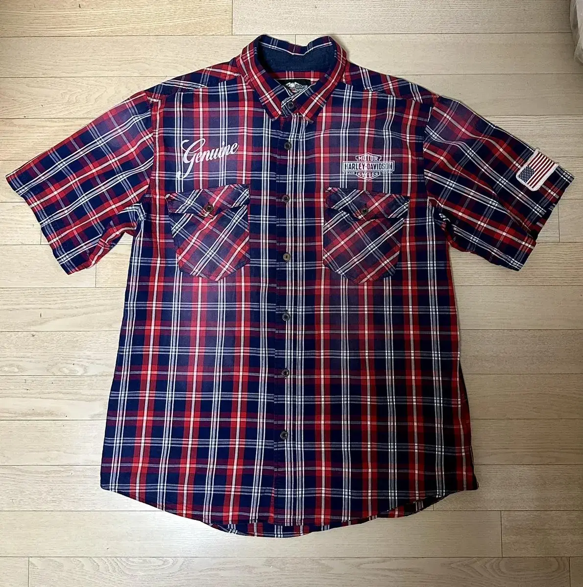 Harley-Davidson Workshirt Red Check L 105 sells