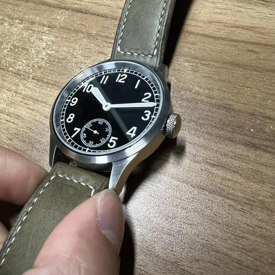 파일럿 매뉴얼 수동식 시계 43mm