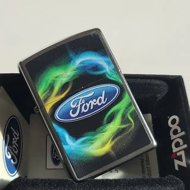 미개봉 정품 29752 FORD SCRIPT LOGO 새 지포라이터