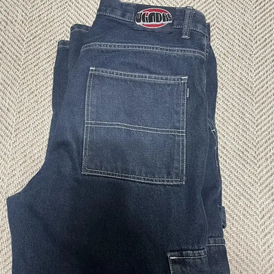 위캔더스 DENIM CARGO PANTS (DENIM)