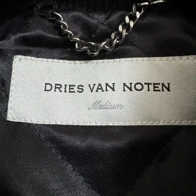 드리스반노튼 레더 백 지퍼 봄버 DRIES VAN NOTEN 자켓 MA1