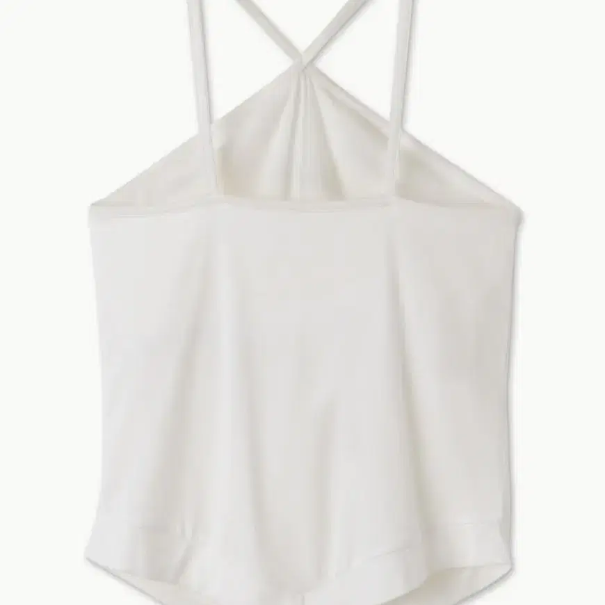 부디무드라 Diamond halter tank top_White