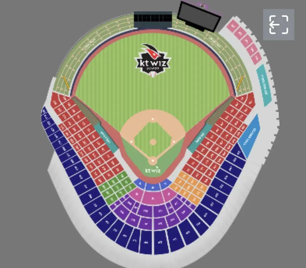 23일 토요일 개막전 삼성 vs kt위즈 3루 익사이팅석 1연석