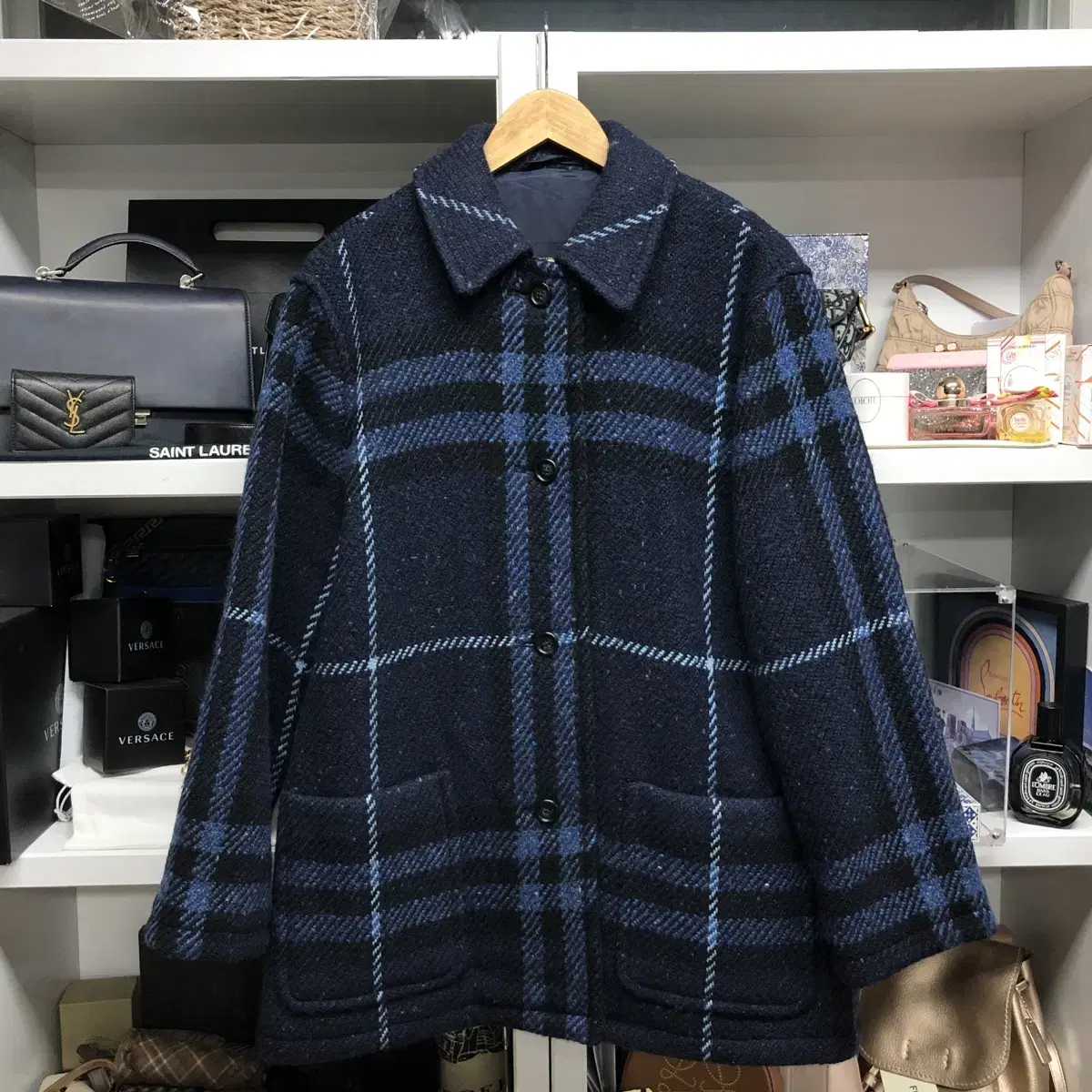 [ BURBERRY ] 버버리 트위드 울 코트