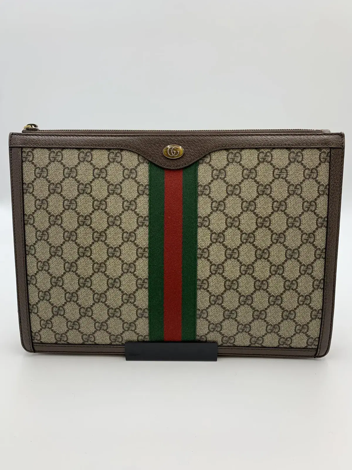 Gucci Officine GGSupreme Portfolio Clutch Bag