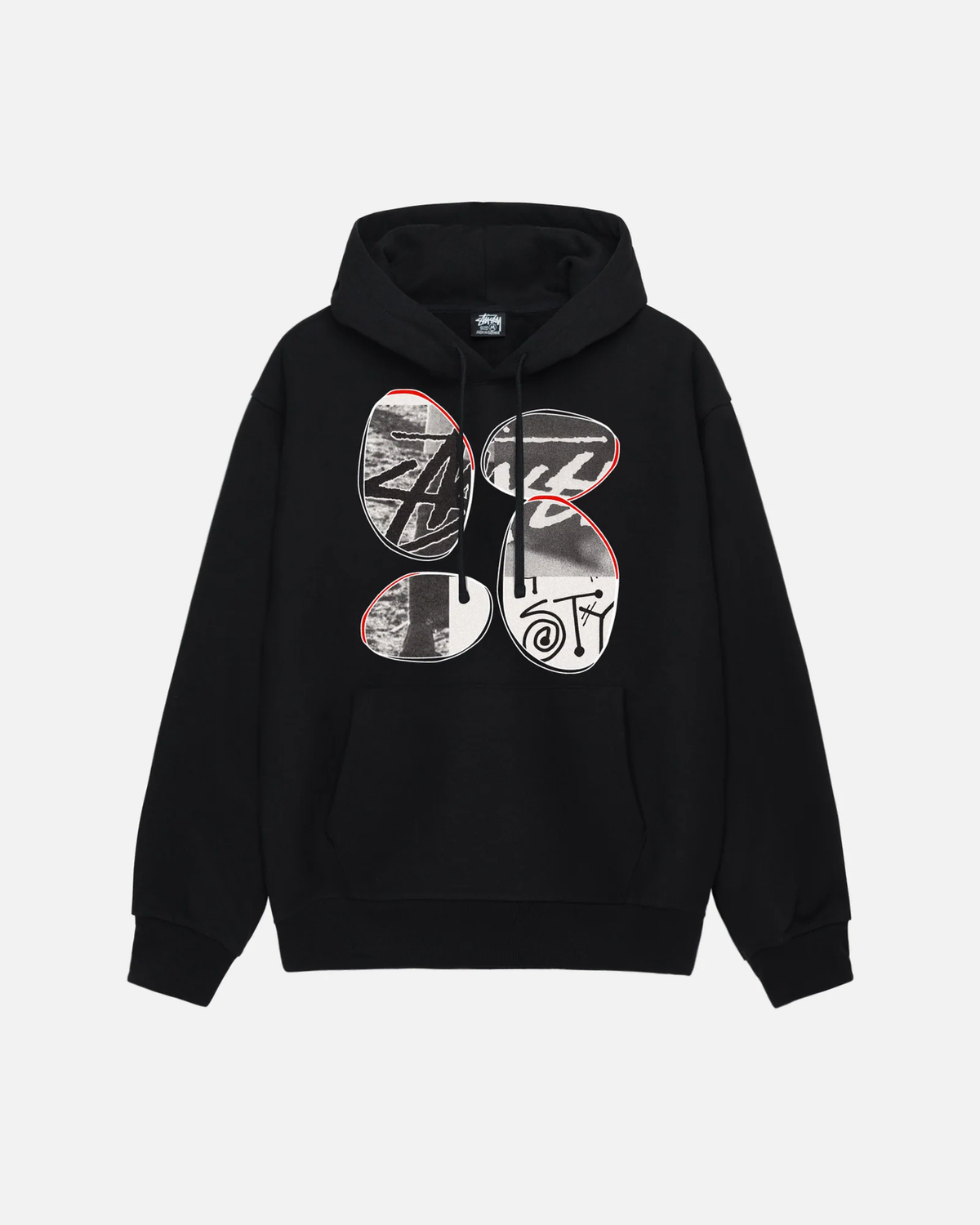 [Overseas] Stussy David Carson Vespa Pullover Hoodie 24SS