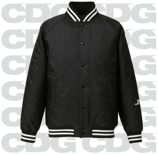 [Overseas] Comme des Garçons Song CDG Padded Varsity Jacket 24SS