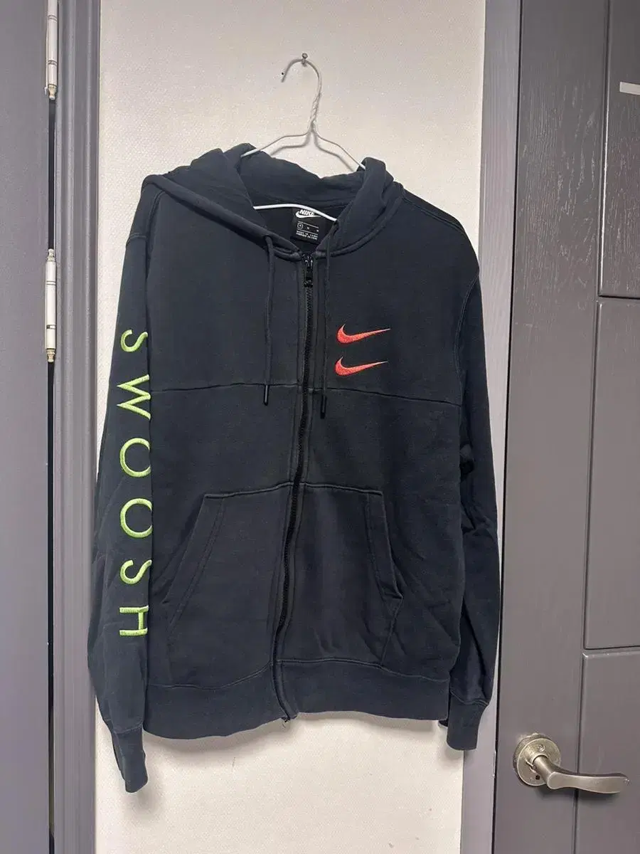 Nike Double Swoosh Hoodie Zip Up M