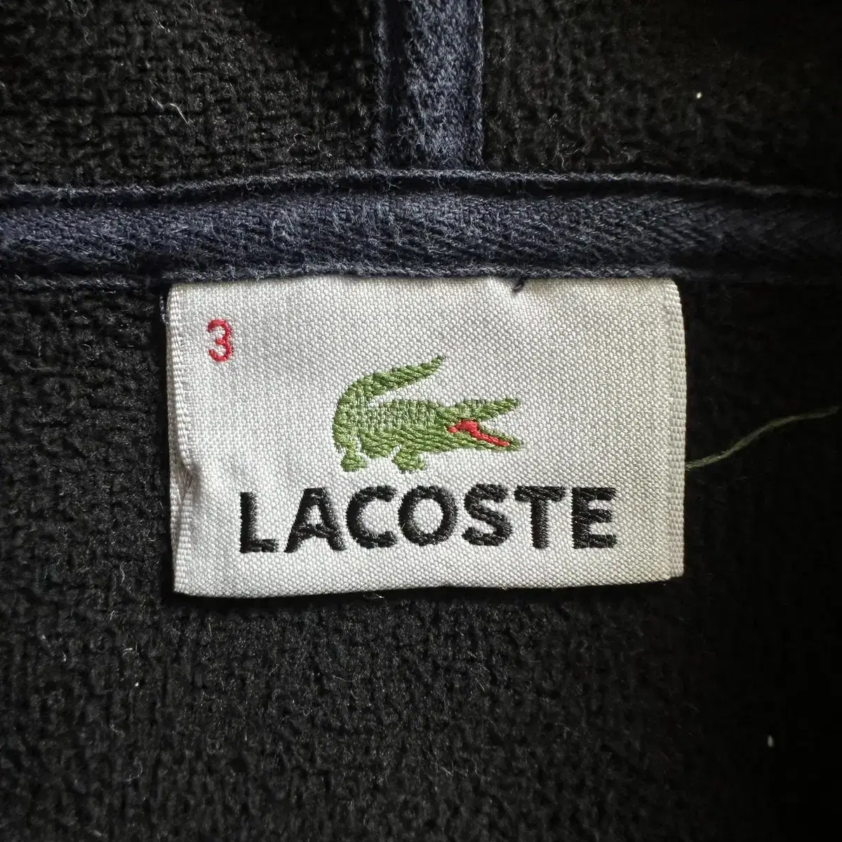 [M] 희귀) 라코스테 LACOSTE 후드 아노락 네이비