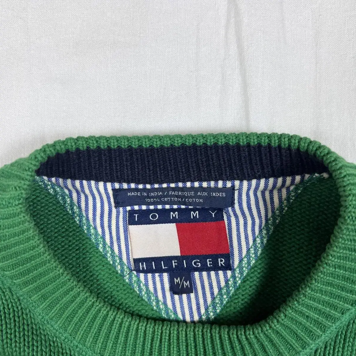 90s 타미힐피거 tommy hilfiger 로고 니트