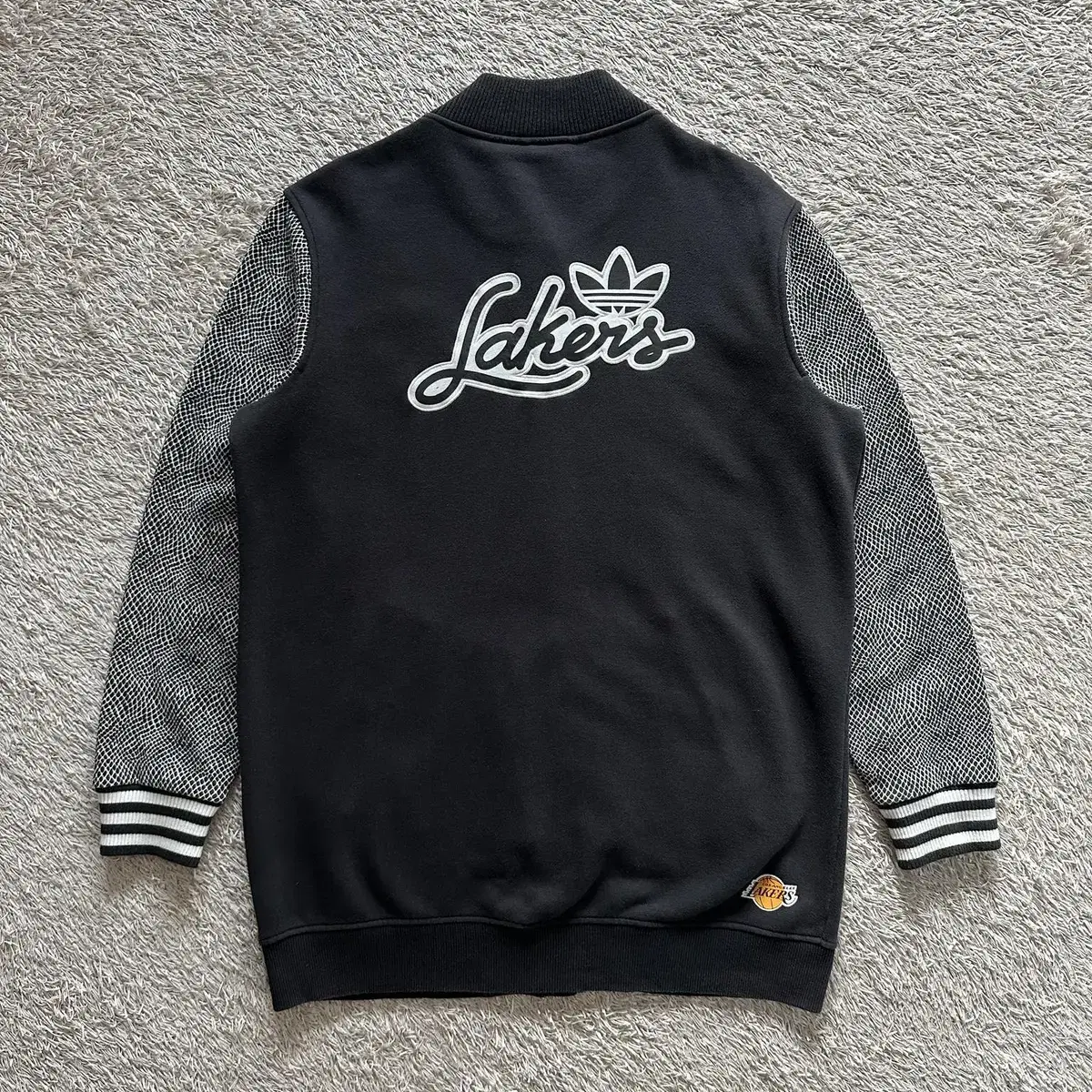 [L] 아디다스 ADIDAS LA레이커스 바시티 스타디움 자켓