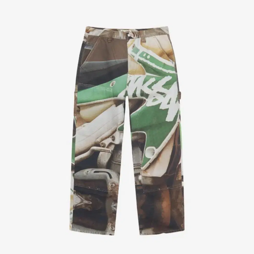 Stussy baja print work pant size 32