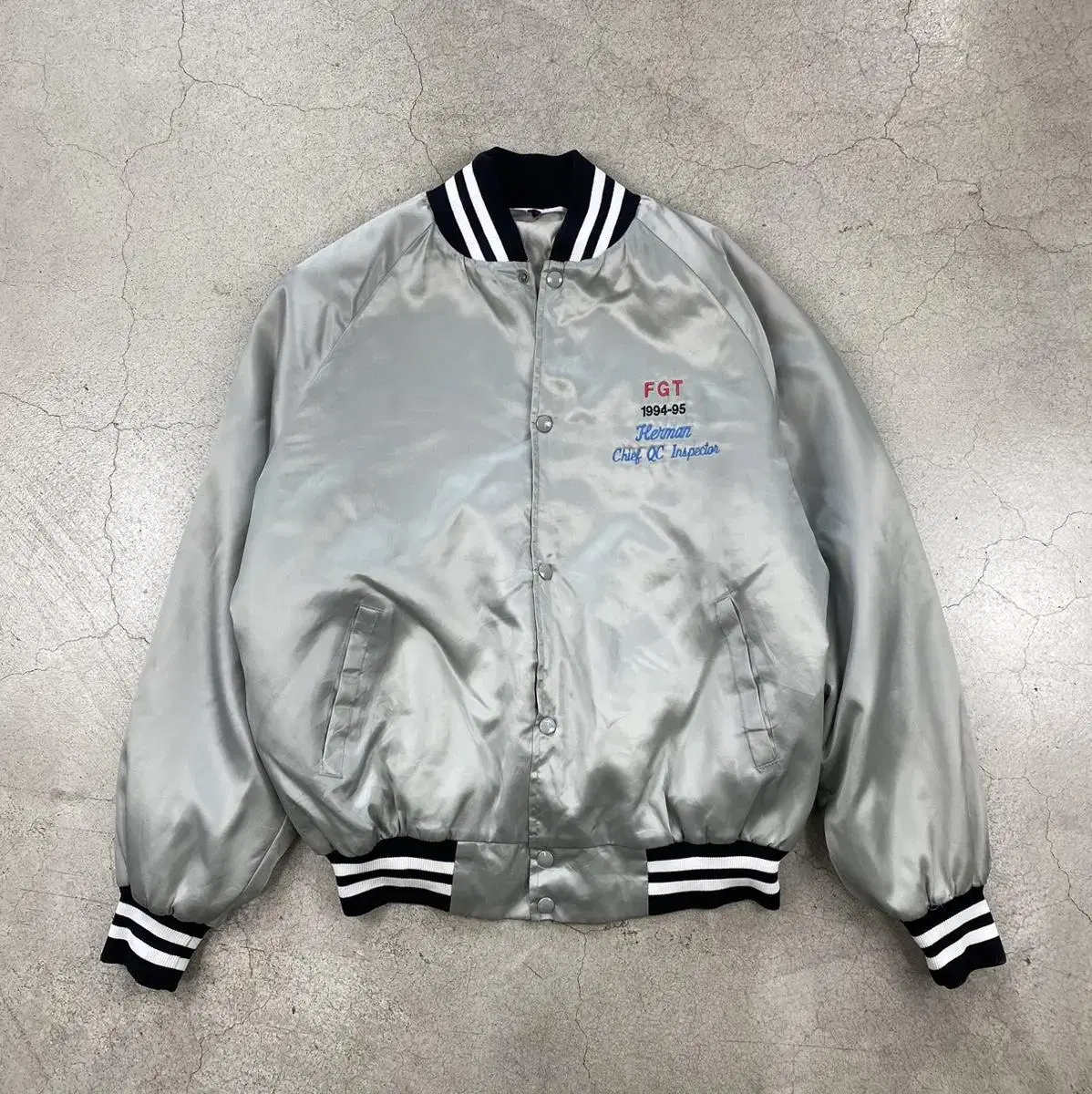 90's WEST ARK U.S.A Satin Jacket (107)