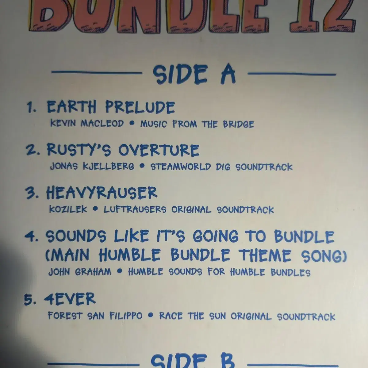 Lp중고 HUMZBLE (INDIE) BUNDLE 12 음반 판매합니다.